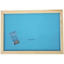 Kék parafatábla - 90x120 cm