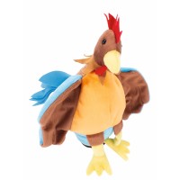 Plüss báb-kakas