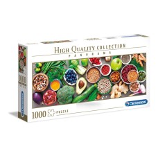 1000 db-os High Quality Collection Panoráma puzzle - Színes élelmiszerek