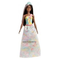 Barbie Dreamtopia hercegnő-barna hajú, barna bőrű