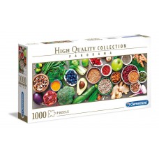 1000 db-os High Quality Collection Panoráma puzzle - Színes élelmiszerek