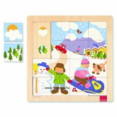 Tél-Részletfigyelő puzzle - GOULA - 24 hó+