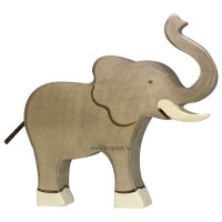 HOLZTIGER Állatfigura, elefánt