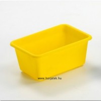 Műanyag tároló - sárga