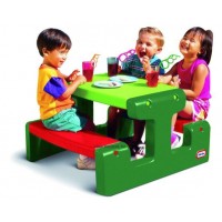 Piknik asztal-Junior, zöld-piros - Little Tikes 12 hó+