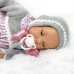 Panni baba - lány, kopasz, 40 cm 24 hó+