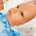 Újszülött fiú baba - fürdethető, 45cm - NINES