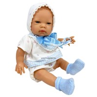 Újszülött fiú baba - fürdethető, 45 cm - NINES