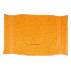 Törölköző, pamut, 30x50 cm, narancssárga