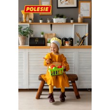 Gyümölcs és zöldség készlet kosárban, 9 darabos 12 hó+