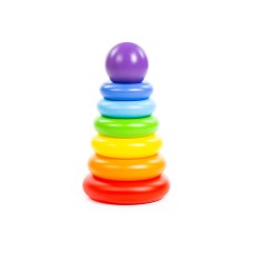 Montessori gyűrűtorony, 8 darabos 12 hó+