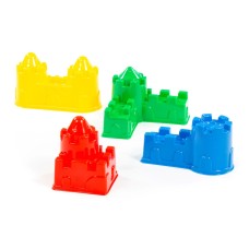 Homokozó formák, kastély, 4 darab 12 hó+