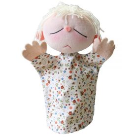 Érzelmek baba, szomorú - kesztyűbáb felnőtt kézre