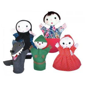 Bábkészlet - Piroska és a farkas