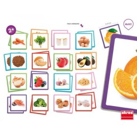 Egészséges Élelmiszerek - Memóriajáték 24 hó+
