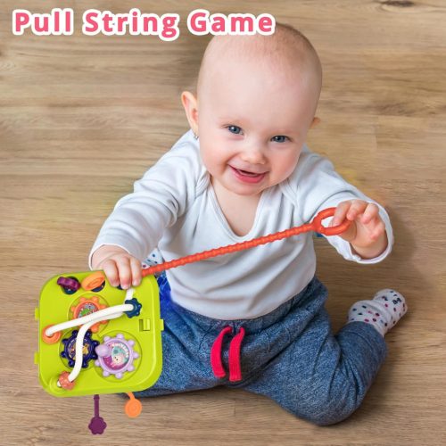 Készségfejlesztő kocka formabedobóval - 6 az 1-ben,  12 hó+