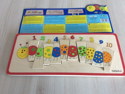 Tanulj számolni a hernyóval! - Puzzle