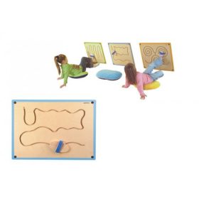 Íráselőkészítés - vonalvezetés a falon, Hullám