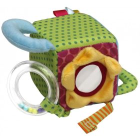 Puha készségfejlesztő bébikocka 0 hó+