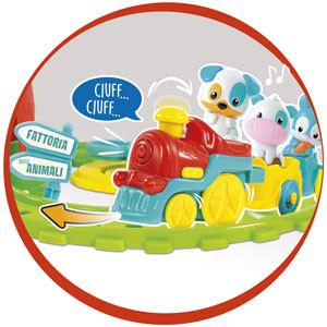 Clemmy - Interaktív vonatpálya 12 hó+