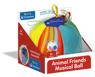 Clemmy - Zenélő babalabda 3 hó+