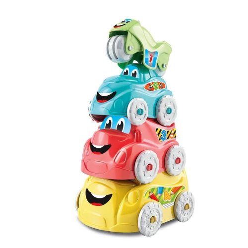 Clemmy - Egymásba rakható kisautók 10 hó+