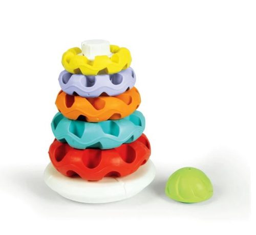 Clemmy - Színes gyűrűpiramis 6 hó+