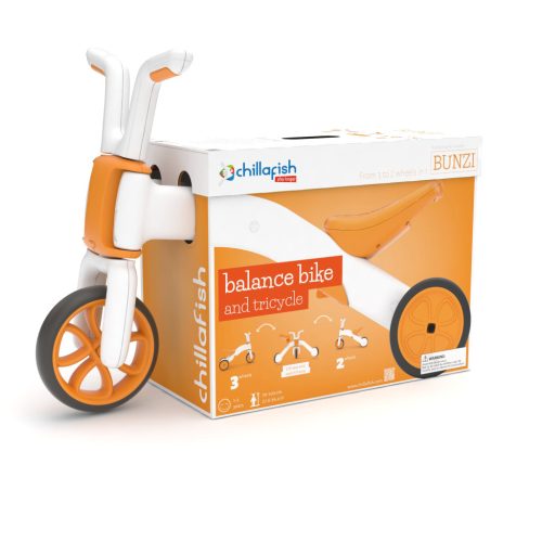 Chillafish - Bunzi a variálható tanulóbicikli - mandarin sárga 12 hó+