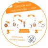 Chillafish - Bunzi a variálható tanulóbicikli - mandarin sárga 12 hó+