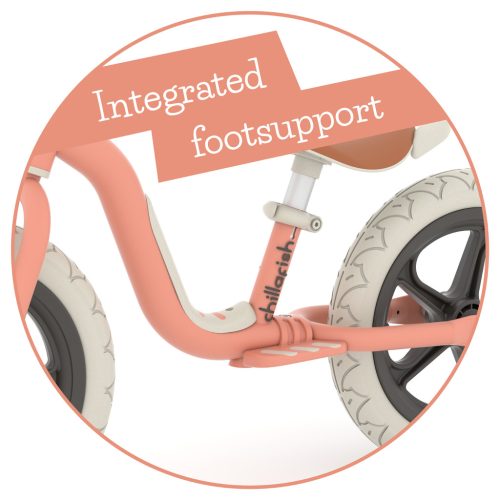 Tanulóbicikli, 12-es kerékkel - lazacszín 24 hó+