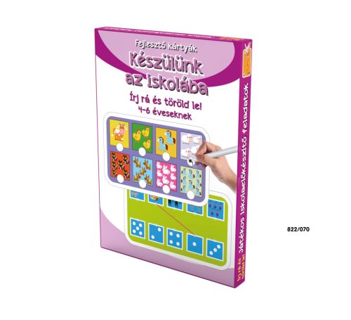 Fejlesztő kártyák - Készülünk az iskolába
