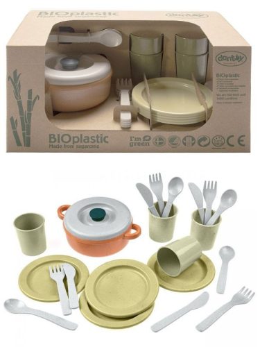 Dantoy BIOműanyag étkészlet - cukornádból 24 hó+
