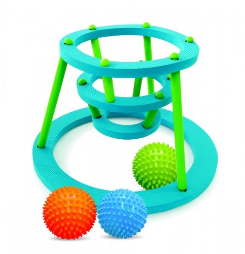 Úszó kosárlabda állvány érzékelő labdákkal 12 hó+