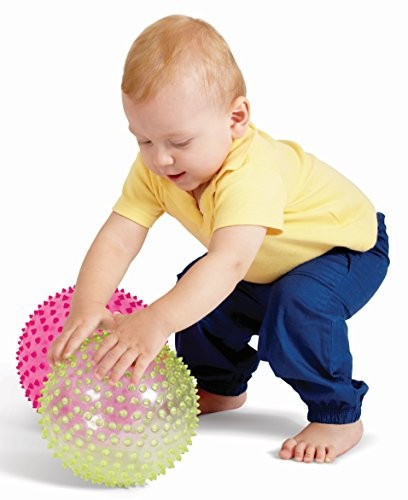 Érzékelő, fluoreszkáló labda 12 hó+