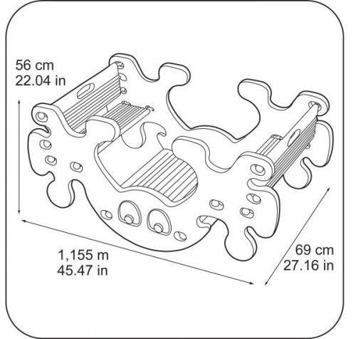 FEBER LUX Hinta és asztal egyben 12 hó+