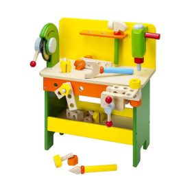 Fa barkácsasztal köszörűvel