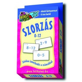 Kártya - szorzás 0-12