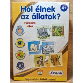 Hol élnek az állatok? - párosító játék