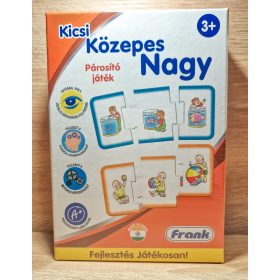 Kicsi, közepes, nagy - párosító játék