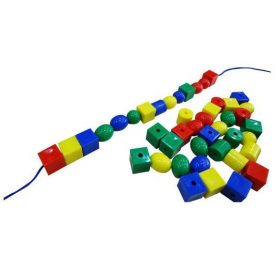 Fűzhető gyöngyök, átmérő: 2,2 cm, 75 db-os készlet