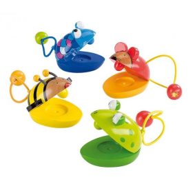 Állatos fa kasztanyetta