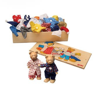 Öltöztetős mackók