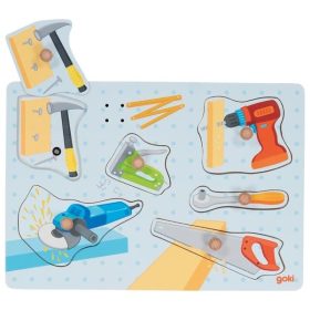 Hangot adó puzzle - szerszámok 12 hó+