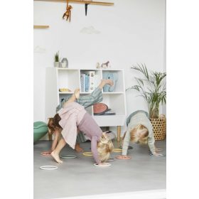   Rugalmas karikák 6 db-os készlet - Pasztell - Gonge 12 hó+