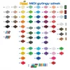 Hama MIDI gyöngy - sárga 1000 db-os - 20703