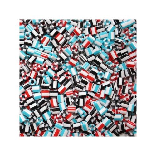 Hama MIDI gyöngy - Csíkos 2. 1000 db-os - 20791