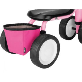 Hátsó kosár négykerekűre - rózsaszín