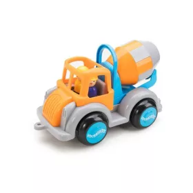 Betonkeverő autó figurával - Vikingtoys - 12 hó+