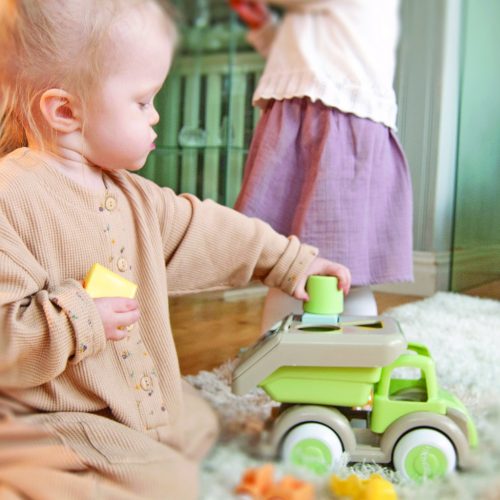 Szelektív kukásautó BIO - Vikingtoys - 12 hó+