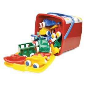Járművek vödörben - 15 db-os - Vikingtoys 12 hó+